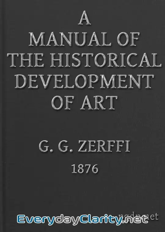 Book cover: A Manual Of The Historical Development Of Art . Pre-Historic-Ancient-Classic-Early Christi