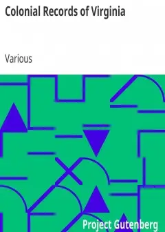 Colonial Records Of Virginia