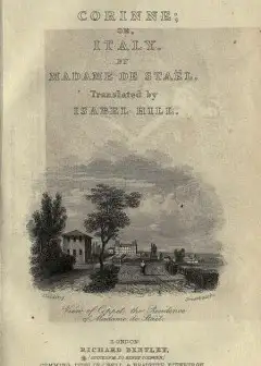Corinne; Or, Italy