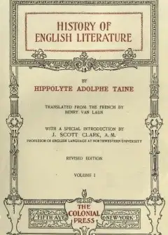 History Of English Literature Volume 1 (Of 3)