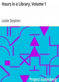 Hours In A Library, Volume 1 . New Edition, With Additions