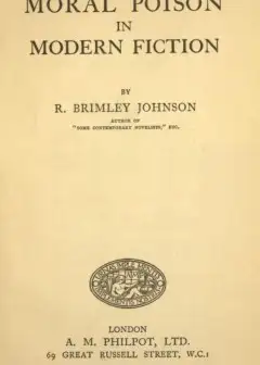 Moral Poison In Modern Fiction