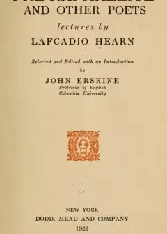 Pre-Raphaelite And Other Poets