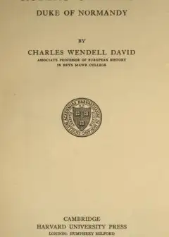 Robert Curthose, Duke Of Normandy