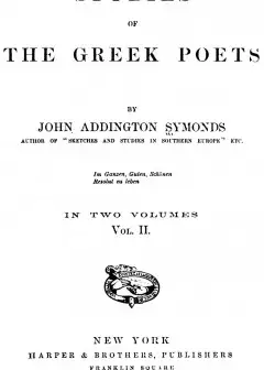 Studies Of The Greek Poets (Vol 2 Of 2)
