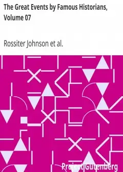 The Great Events By Famous Historians, Volume 07