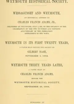 Wessagusset And Weymouth