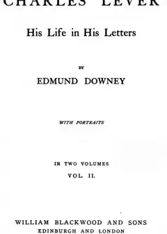 Charles Lever, His Life In His Letters, Vol. Ii