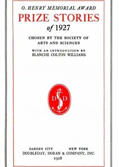 O. Henry Memorial Award Prize Stories Of 1927