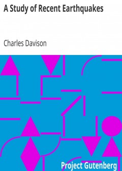 A Study Of Recent Earthquakes