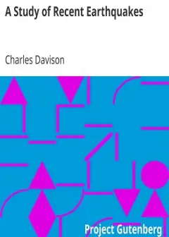 A Study Of Recent Earthquakes