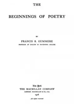The Beginnings Of Poetry