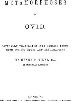 The Metamorphoses Of Ovid, Books I-Vii