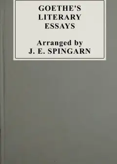 Goethe’s Literary Essays