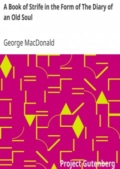 A Book Of Strife In The Form Of The Diary Of An Old Soul