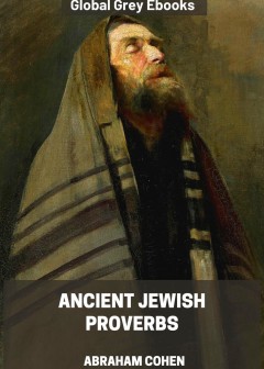 Ancient Jewish Proverbs