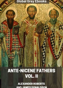 Ante-Nicene Fathers, Vol. Ii
