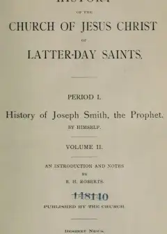 History Of The Church Of Jesus Christ Of Latter-Day Saints, Volume 2
