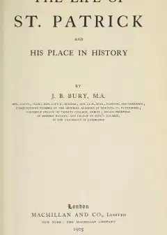 The Life Of St. Patrick And His Place In History