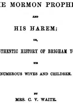 The Mormon Prophet And His Harem . Or, An Authentic History Of Brigham Young, His Numerous