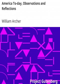 America To-Day, Observations And Reflections