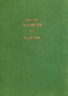 Journal Of A Residence In America