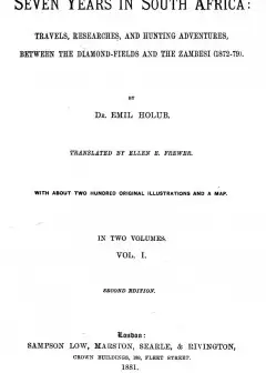 Seven Years In South Africa, Volume 1 (Of 2)