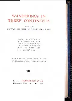 Wanderings In Three Continents