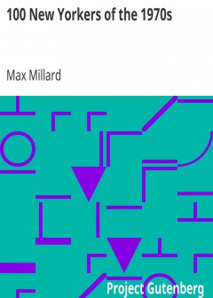 100 New Yorkers Of The 1970S