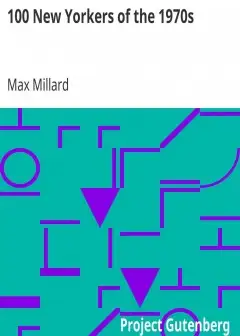 100 New Yorkers Of The 1970S