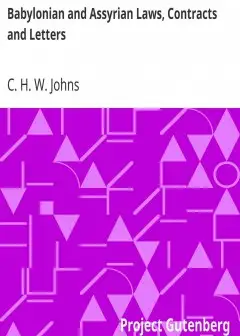 Babylonian And Assyrian Laws, Contracts And Letters