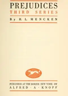 Prejudices, Third Series