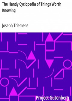 The Handy Cyclopedia Of Things Worth Knowing . A Manual Of Ready Reference