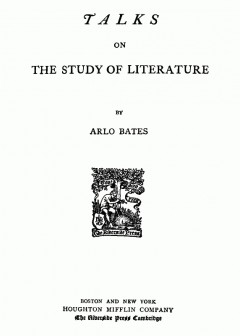 Talks On The Study Of Literature