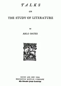 Talks On The Study Of Literature