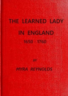 The Learned Lady In England, 1650-1760
