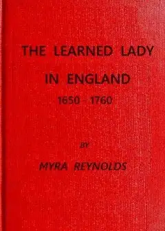 The Learned Lady In England, 1650-1760