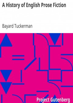 A History Of English Prose Fiction