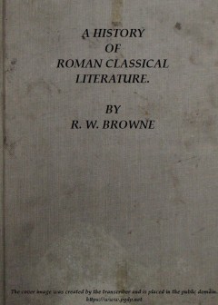 A History Of Roman Classical Literature