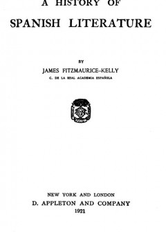 A History Of Spanish Literature