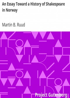 An Essay Toward A History Of Shakespeare In Norway