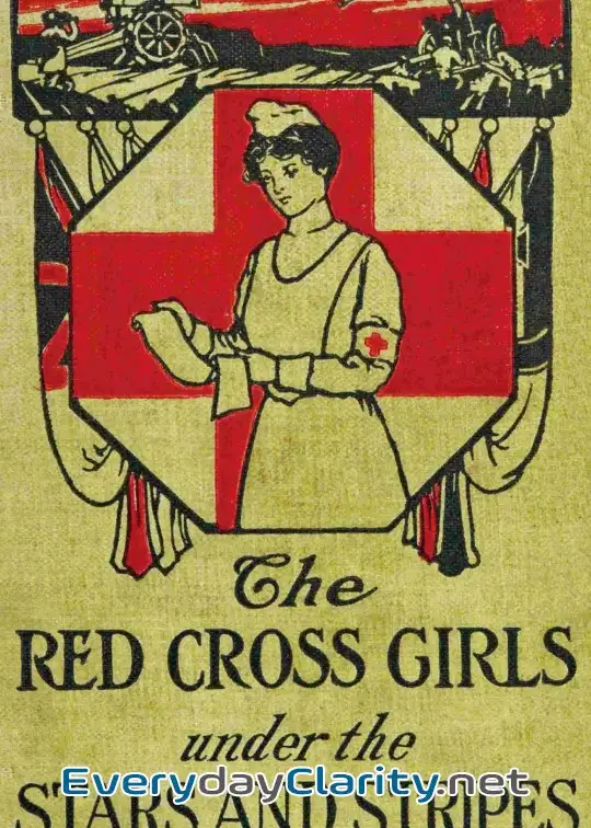 Book cover image The Red Cross Girls With The Stars And Stripes