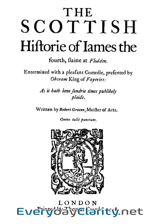 Book cover image The Scottish History Of James The Fourth . 1598