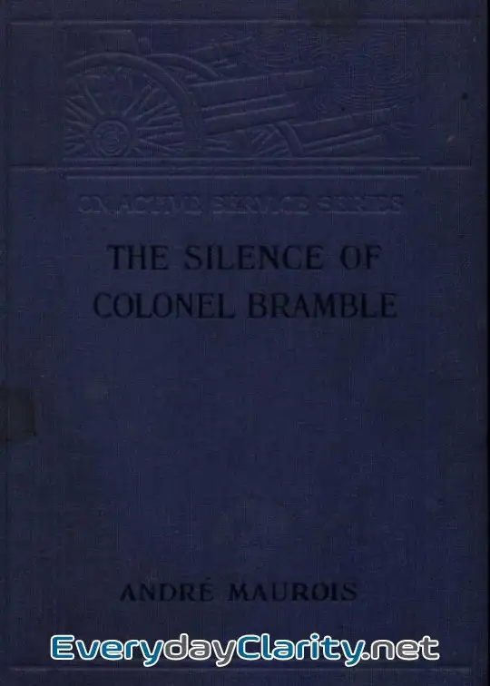 Book cover image The Silence Of Colonel Bramble