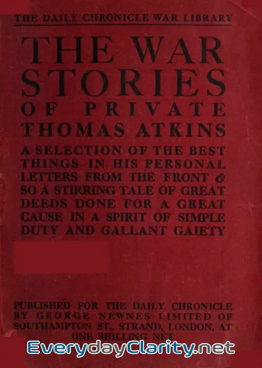 Book cover image The War Stories Of Private Thomas Atkins