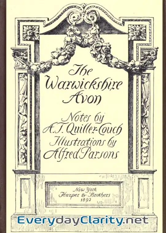 Book cover image The Warwickshire Avon