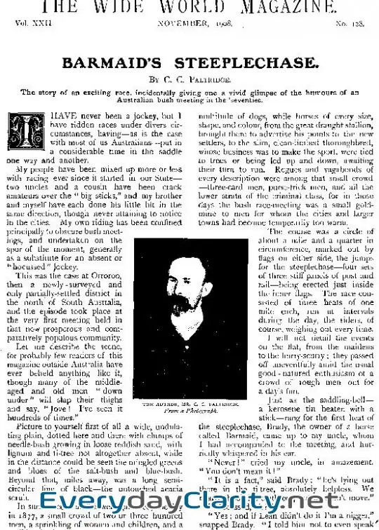 Book cover image The Wide World Magazine, Vol. 22, No. 128, November, 1908