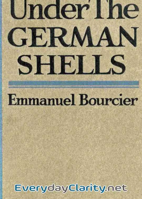 Book cover image Under The German Shells