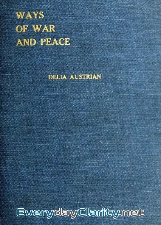 Book cover image Ways Of War And Peace