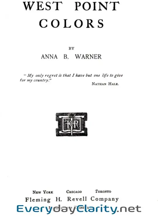 Book cover image West Point Colors